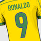 Brazil 98 - Ronaldo R9 Shirt Print - Football Icon Poster - Unframed