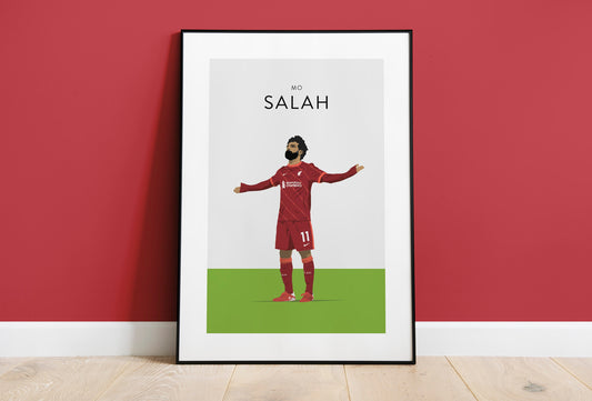 Mo Salah Football Print - Unframed