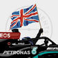 Lewis Hamilton F1 Formula 1 Print 2021 Mercedes - Unframed