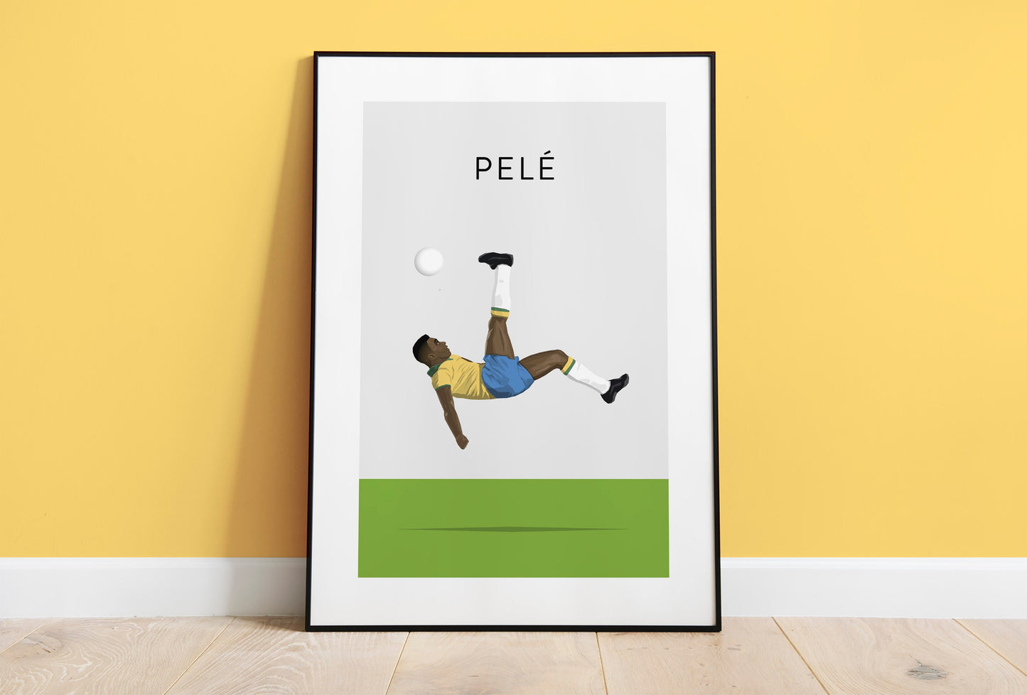 Pele Football Print - Unframed