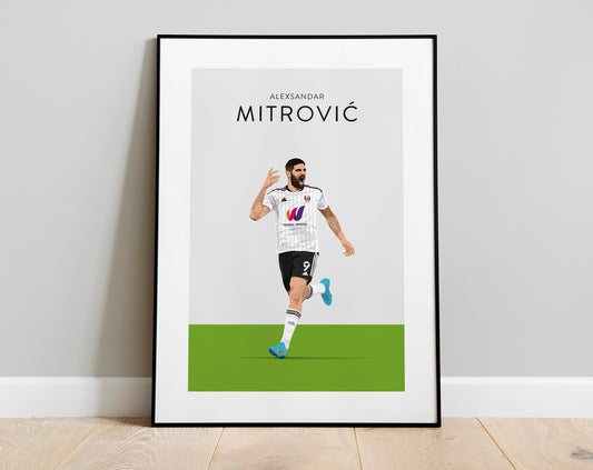 Alexsandar Mitrovic Football Print - Unframed