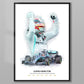 Lewis Hamilton - World Champion - F1 Formula 1 Print - Unframed