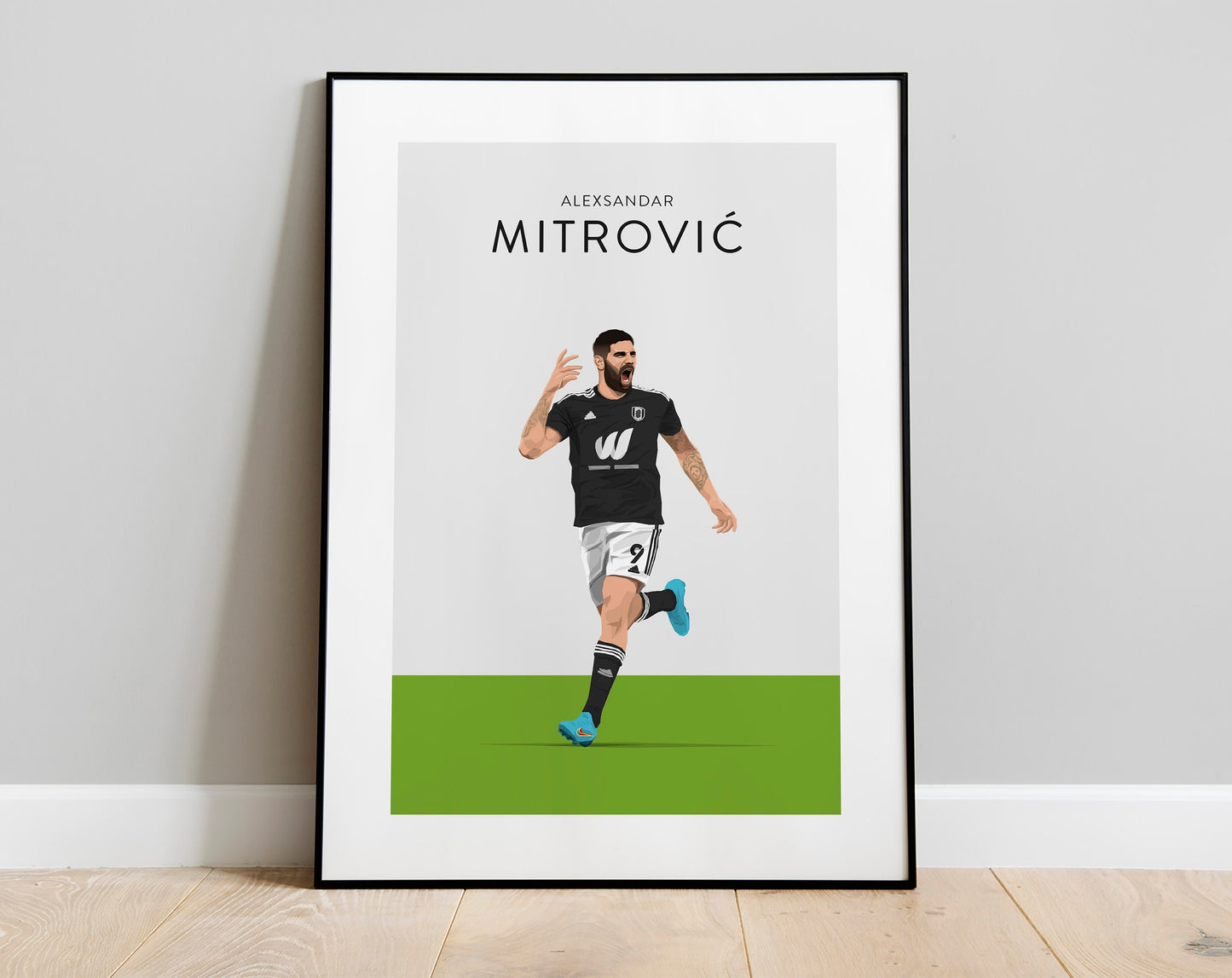 Alexsandar Mitrovic Football Print - Unframed