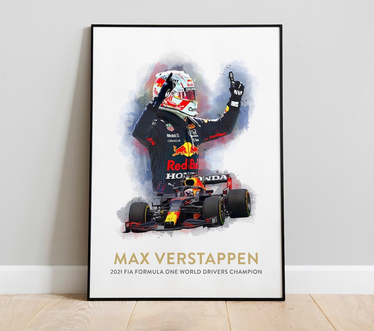 Max Verstappen - F1 Formula 1 Print - World Champion - Unframed